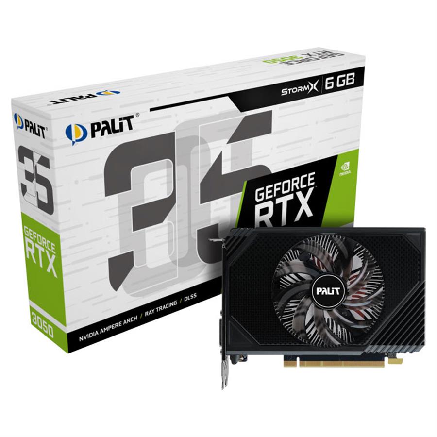 Placa De Video Palit Nvidia GeForce RTX 3050 Stormx 6GB GDDR6