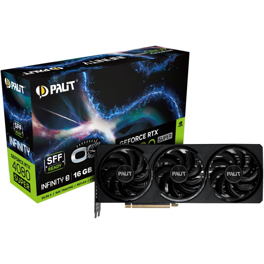 Placa De Video Palit Nvidia Geforce RTX 4080 Super Infinity 3 16GB OC GDDR6X 256BIT